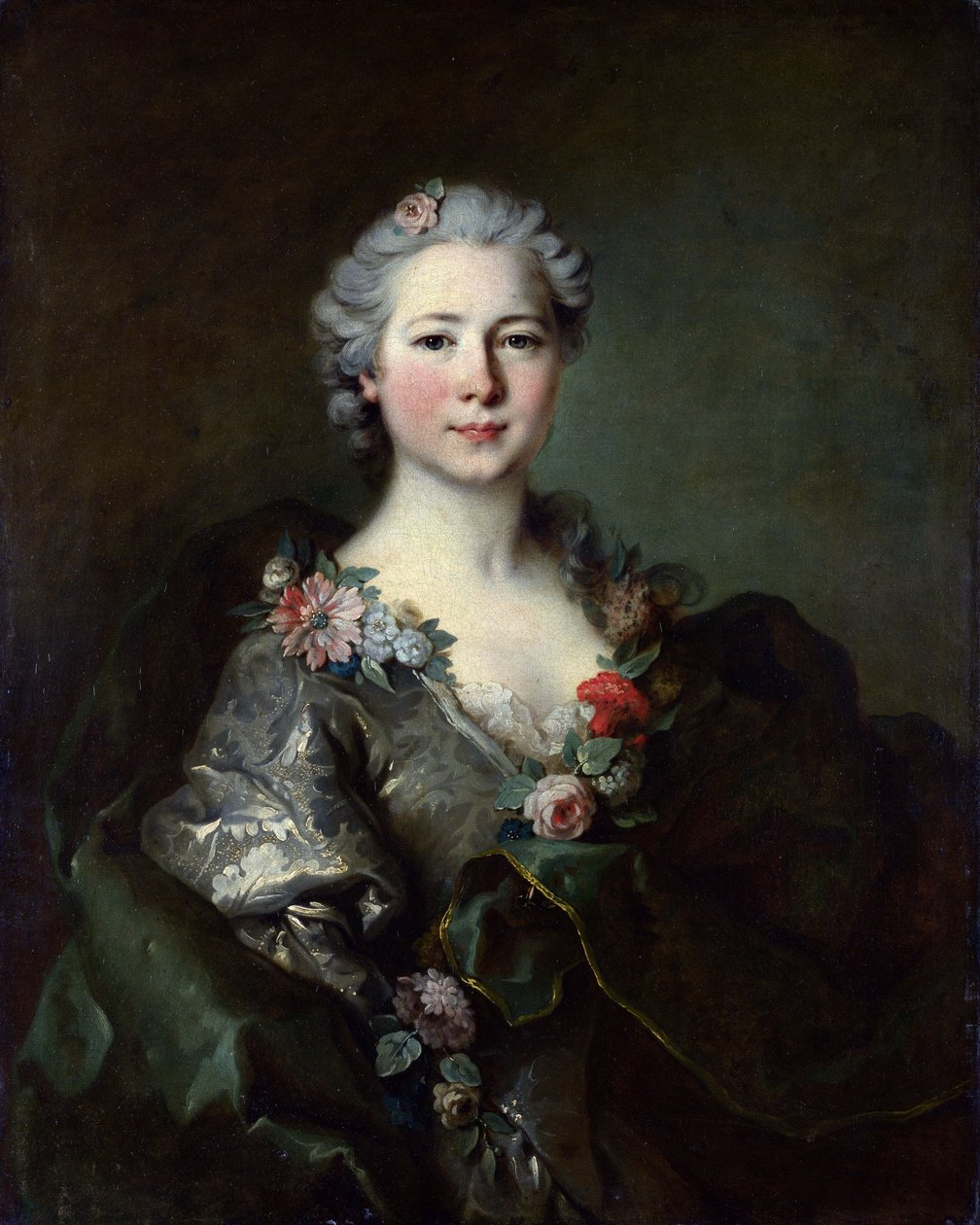 Prawdopodobnie portret Mademoiselle de Coislin autorstwa Louis Tocqué