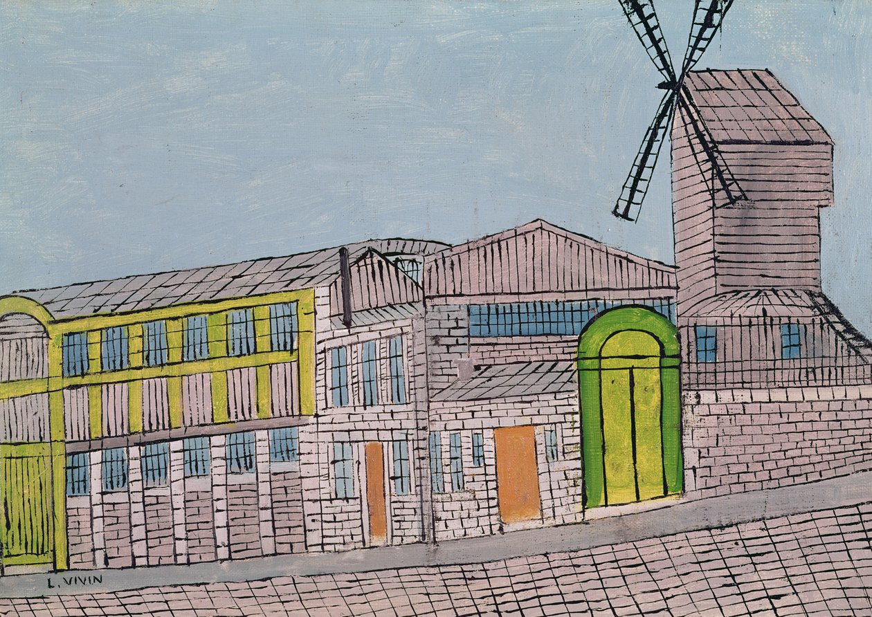 Moulin de la Galette, 1926 autorstwa Louis Vivin