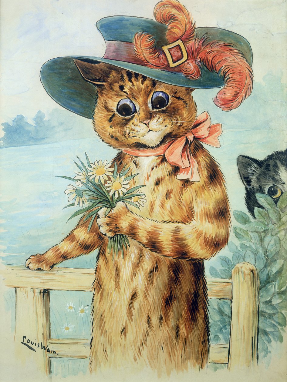 Kwiaty dla księżnej autorstwa Louis Wain
