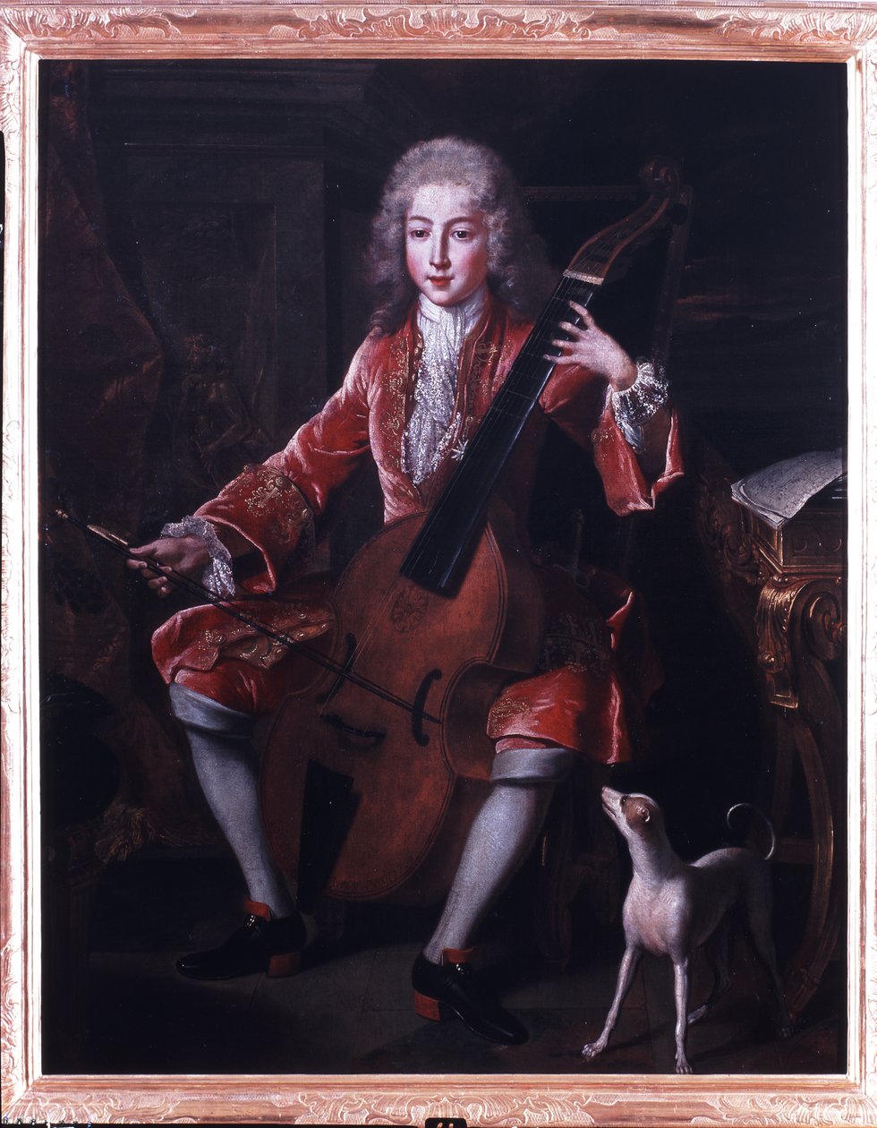 Portret Maximiliena-Emmanuela, Chevalier de Bavière (1695-1747), syna Maksymiliana II Emanuela, elektora bawarskiego i jego kochanki Agnes Le Louchier autorstwa Louis de Silvestre