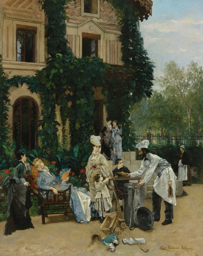 Naleśnikarnia autorstwa Louis Robert Carrier Belleuse
