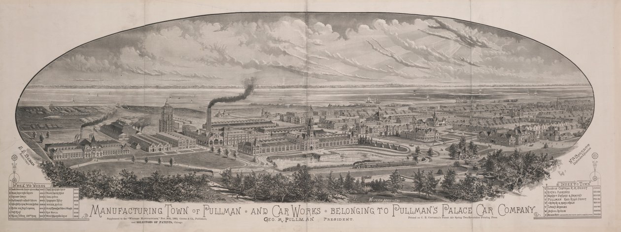 Miasto produkcyjne Pullman i fabryka samochodów należąca do Pullman