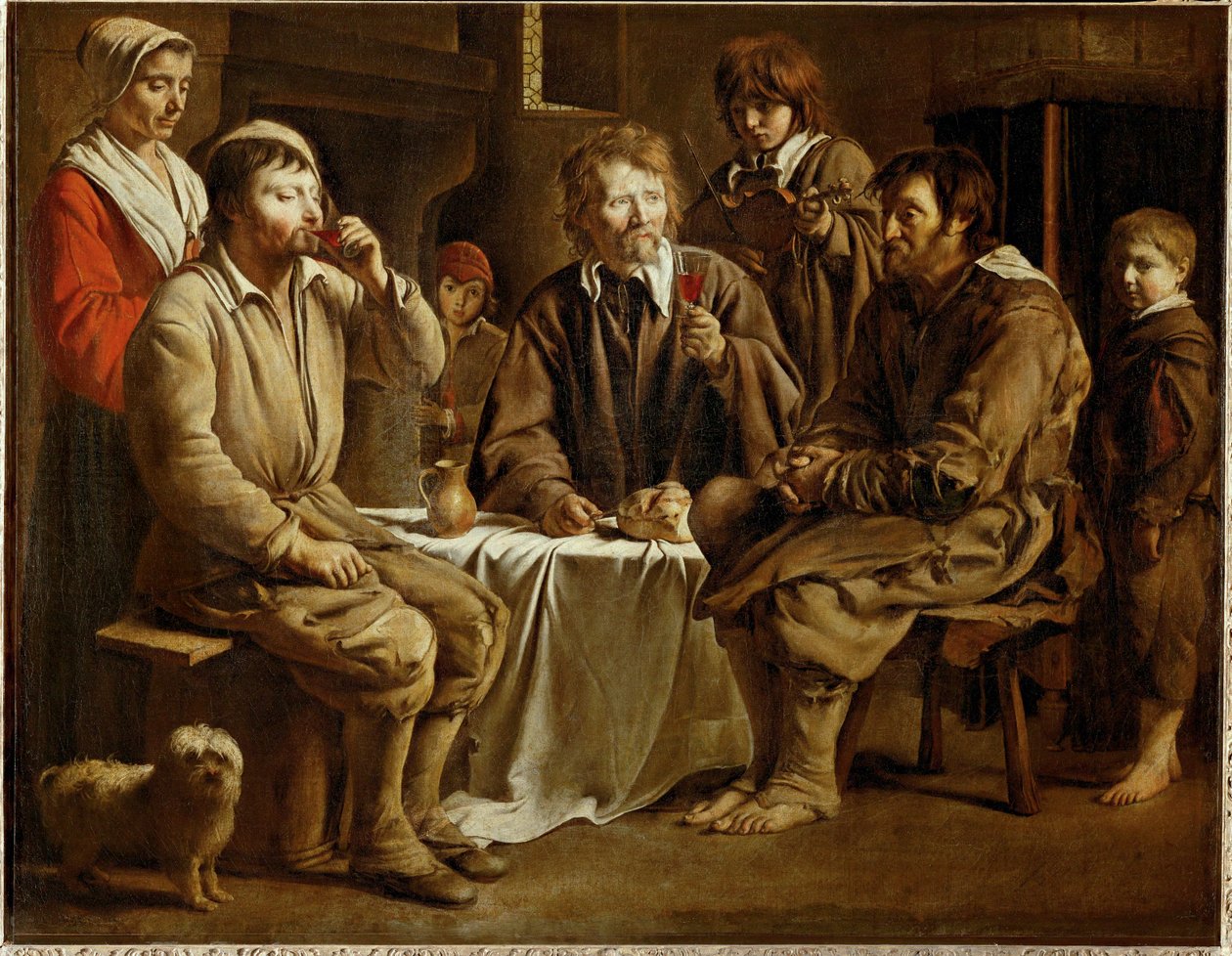 Chłopski posiłek ... autorstwa Louis (attr. to) Le Nain