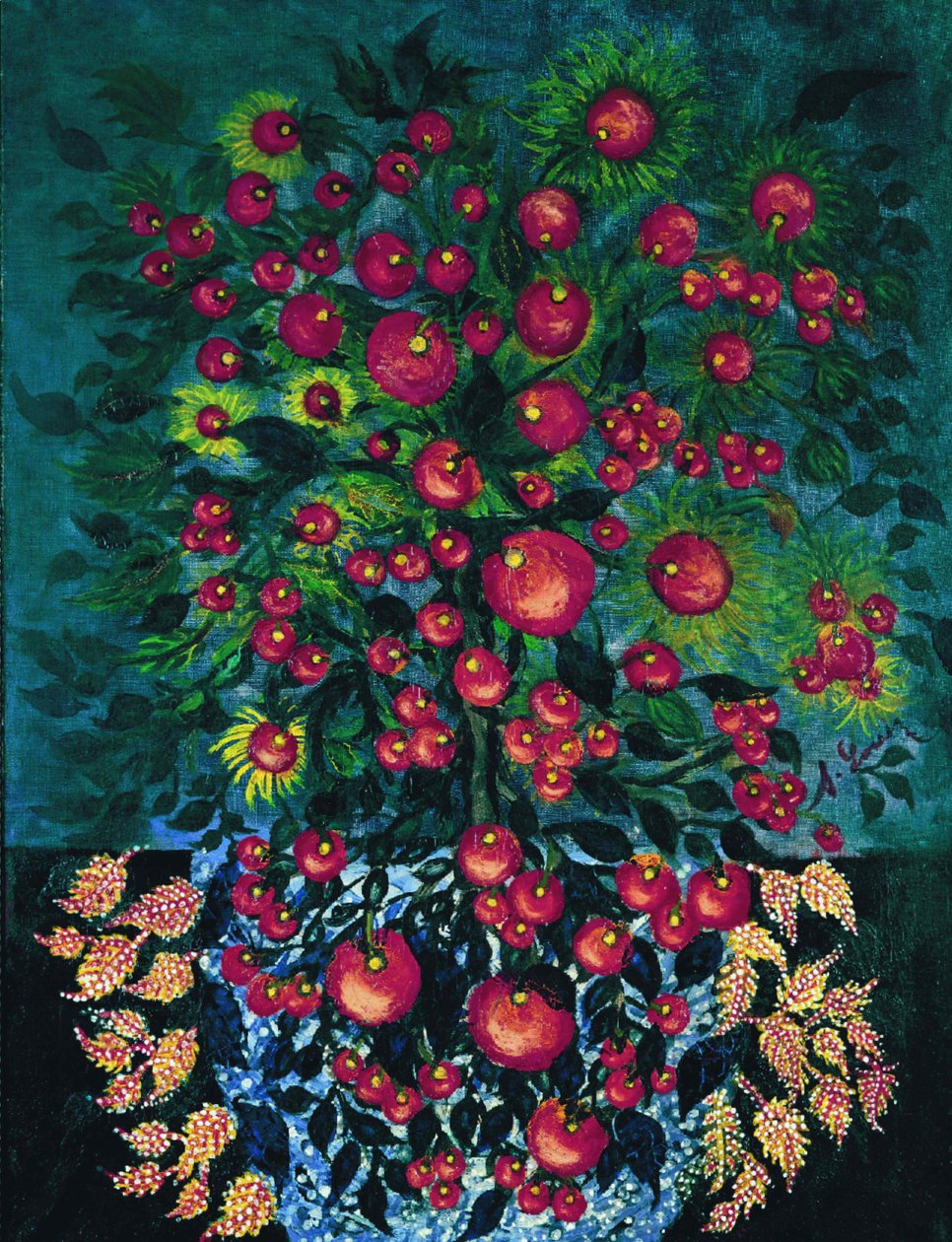 Jabłka z liśćmi, 1929-1930. autorstwa Louis