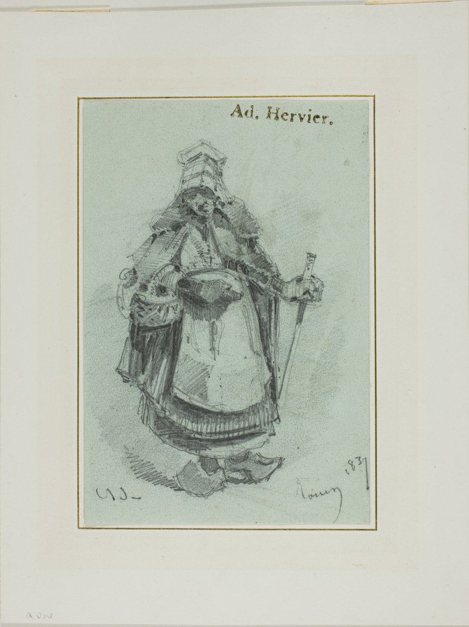 Chłopka autorstwa Louis Adolphe Hervier