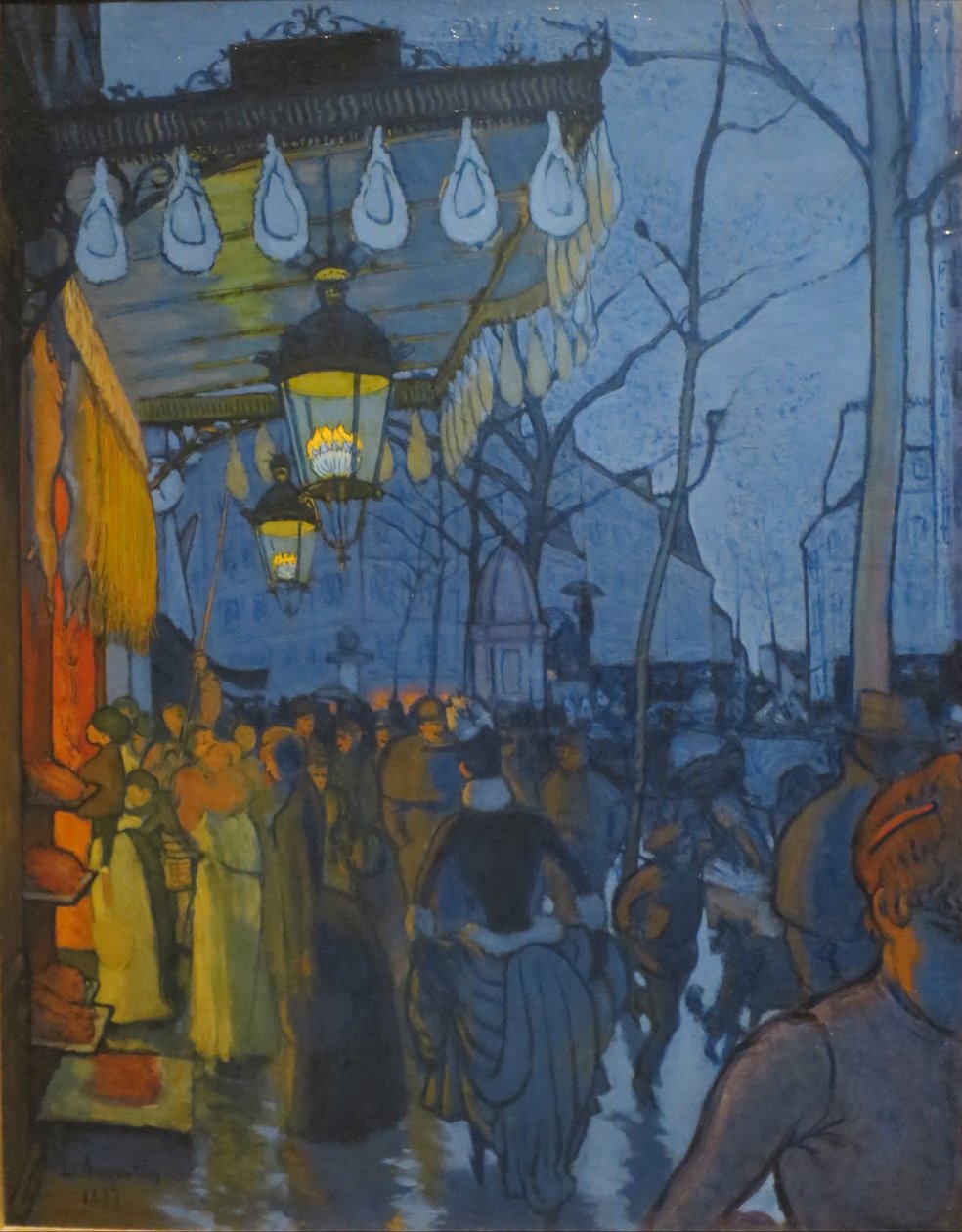 Avenue de Clichy: Piąta wieczorem autorstwa Louis Anquetin