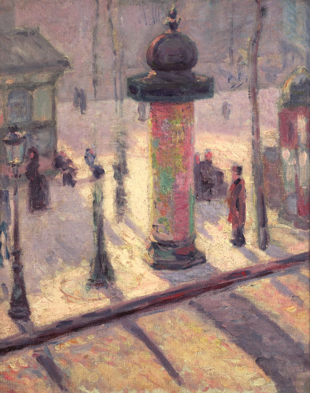 Kiosk na bulwarze Clichy, 1886-7 autorstwa Louis Anquetin