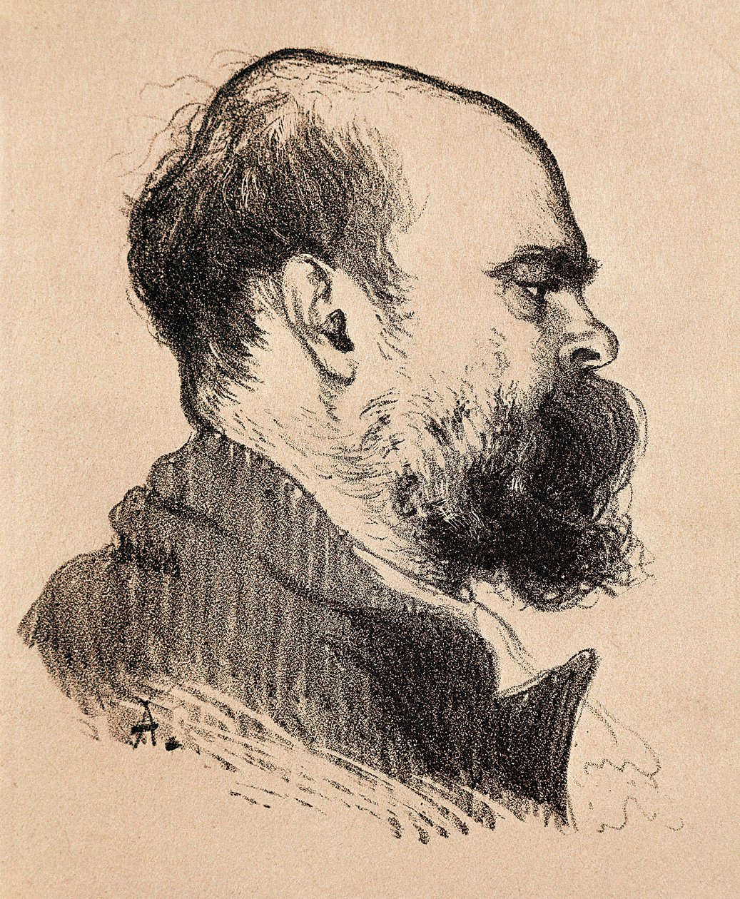 Portret Paula Verlaine autorstwa Louis Anquetin