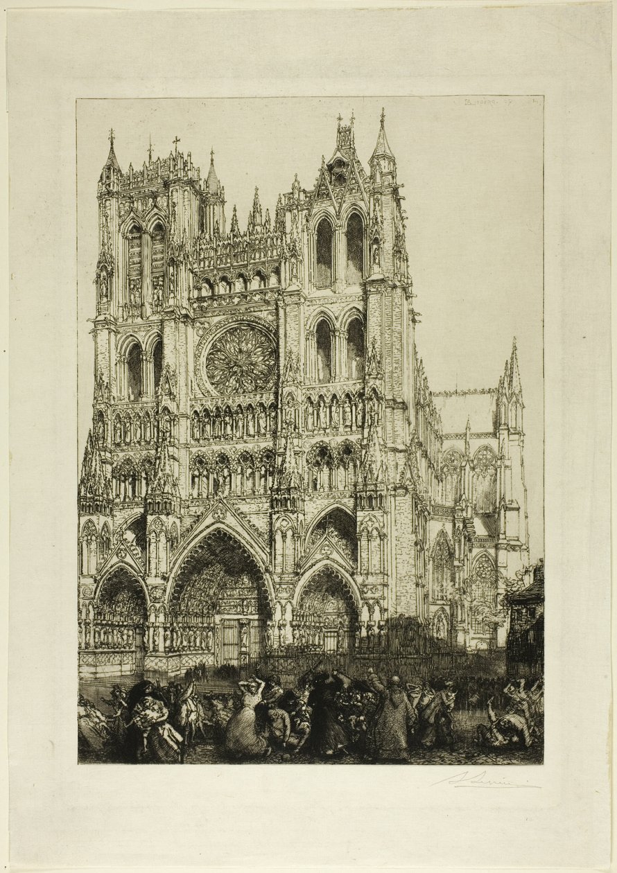 Katedra w Amiens autorstwa Louis Auguste Lepère