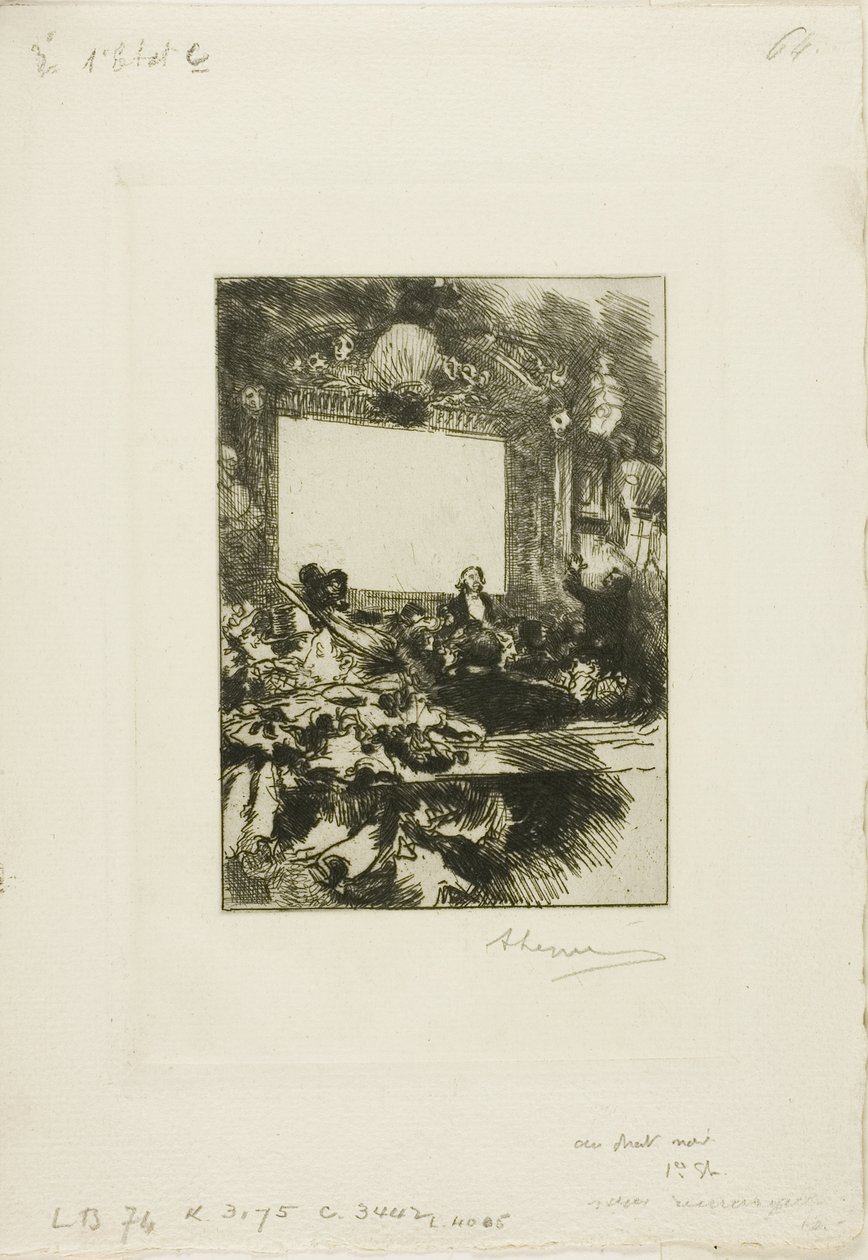 W Chat Noir autorstwa Louis Auguste Lepère