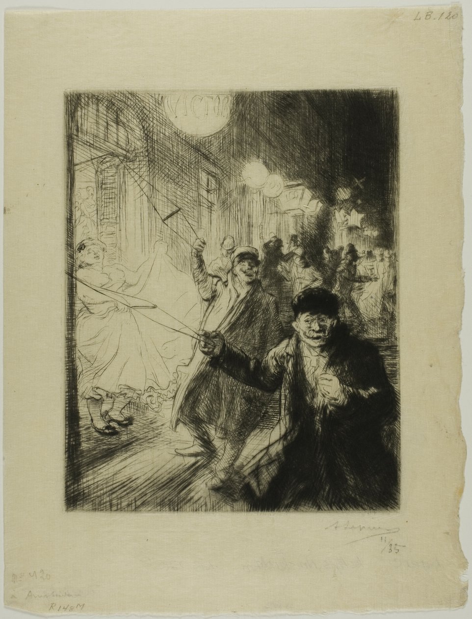 Le Nys, Amsterdam autorstwa Louis Auguste Lepère