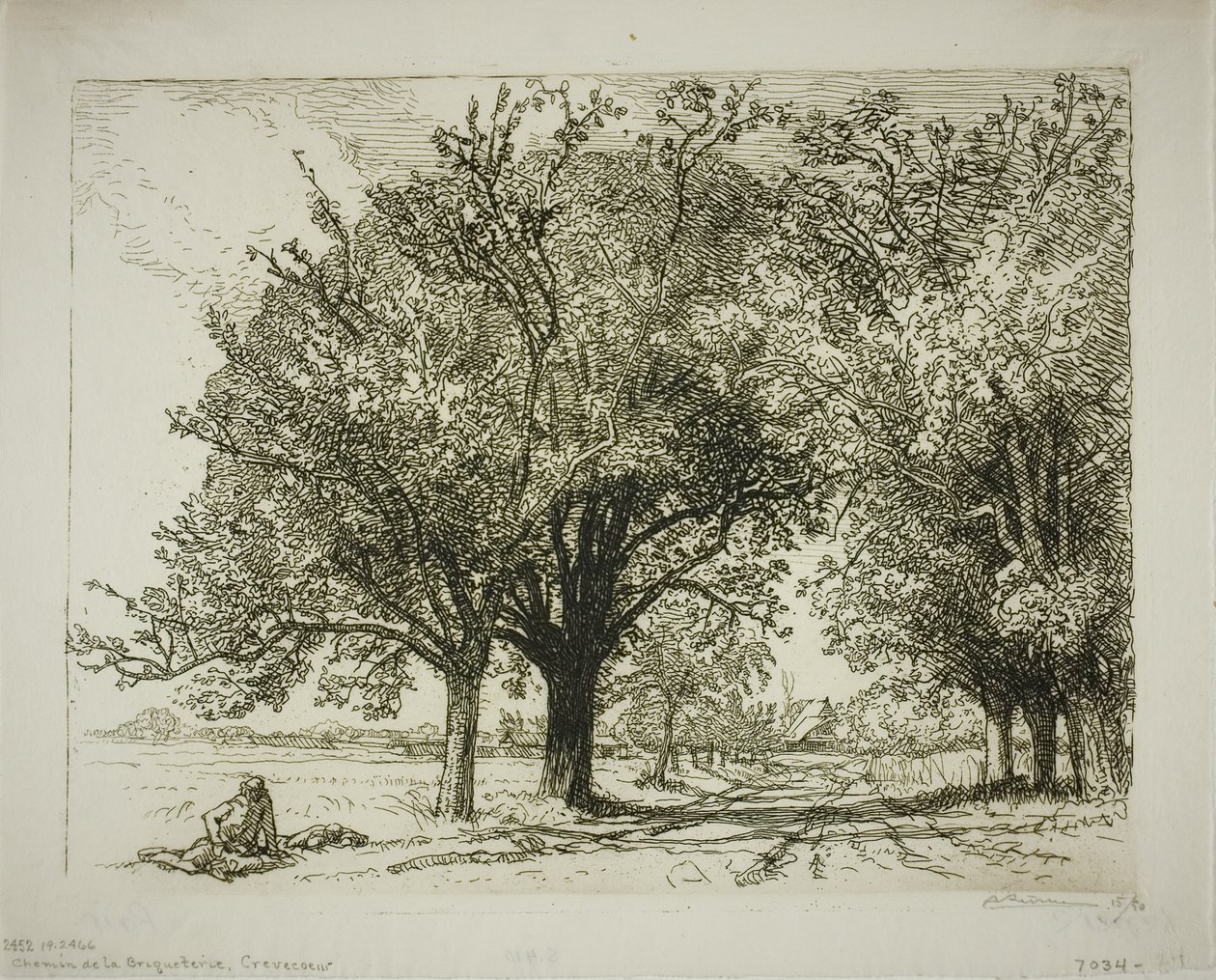 Droga do cegielni autorstwa Louis Auguste Lepère