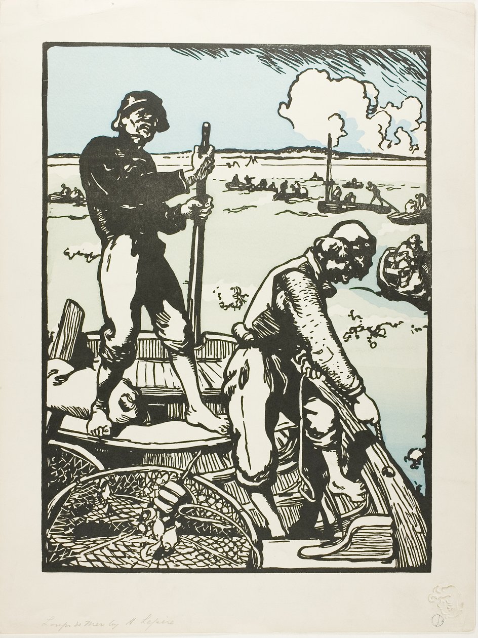 Krewetki autorstwa Louis Auguste Lepère