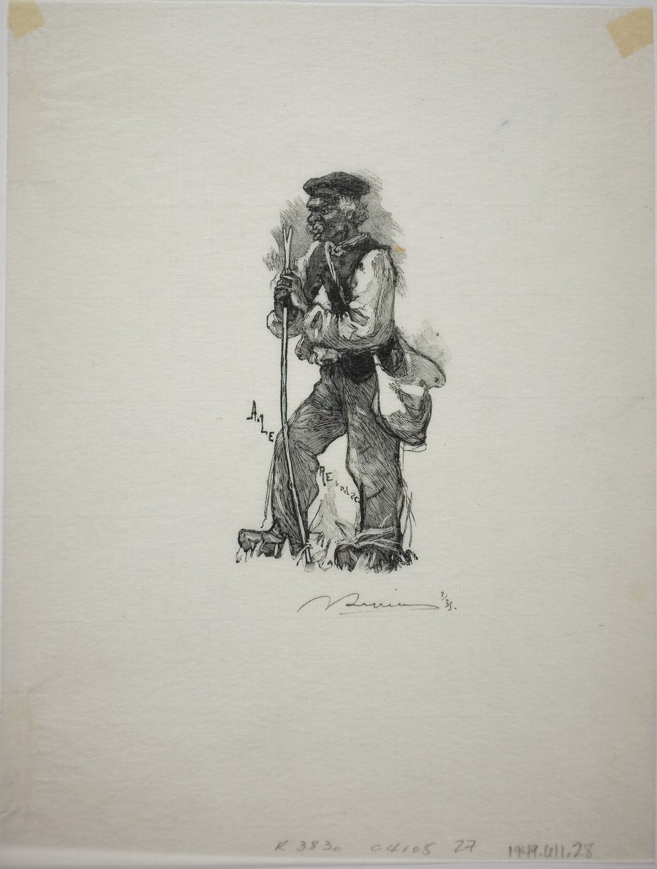 Łowca węży autorstwa Louis Auguste Lepère
