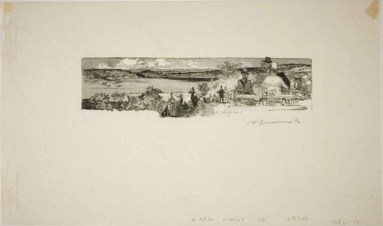 Sole Valley autorstwa Louis Auguste Lepère