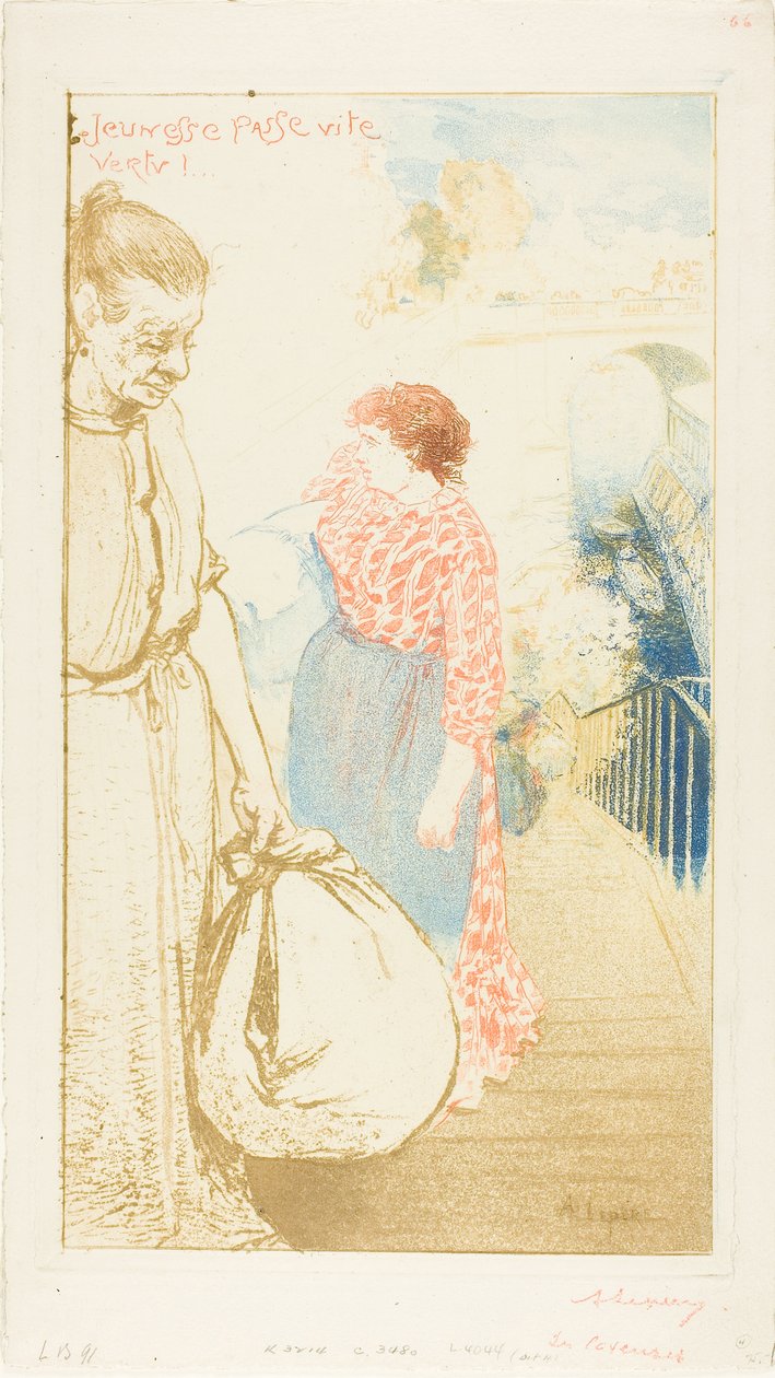 The Laundresses autorstwa Louis Auguste Lepère