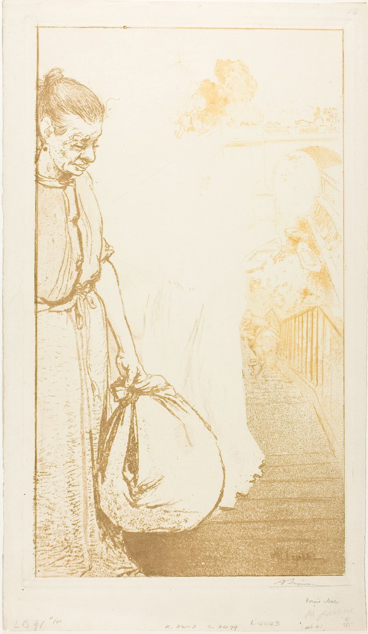 The Laundresses autorstwa Louis Auguste Lepère