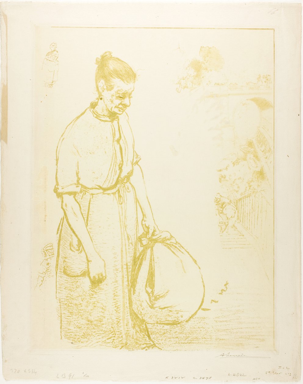 The Laundresses autorstwa Louis Auguste Lepère