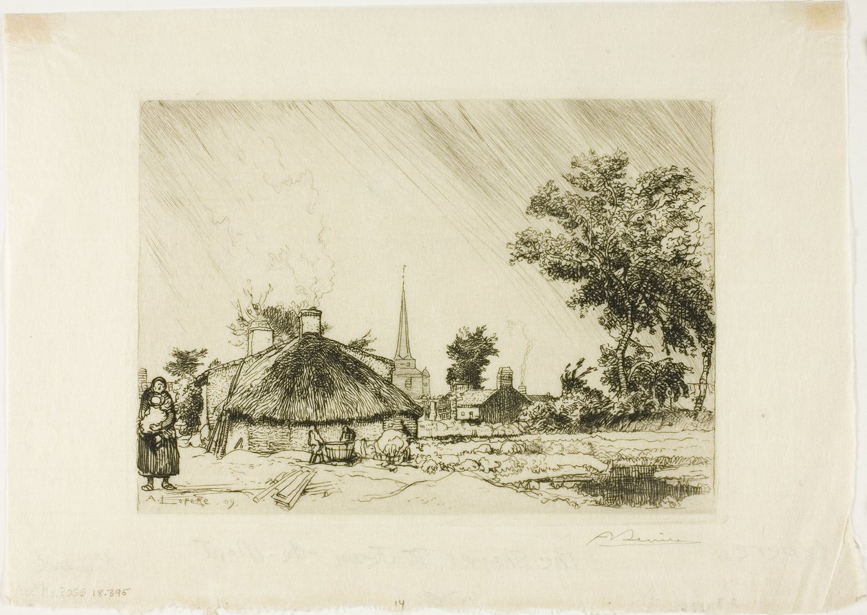 Prysznic autorstwa Louis Auguste Lepère