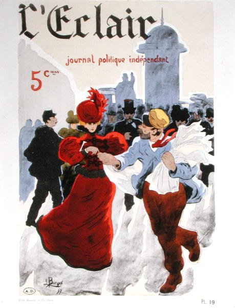 Plakat reklamujący niezależną gazetę polityczną „L