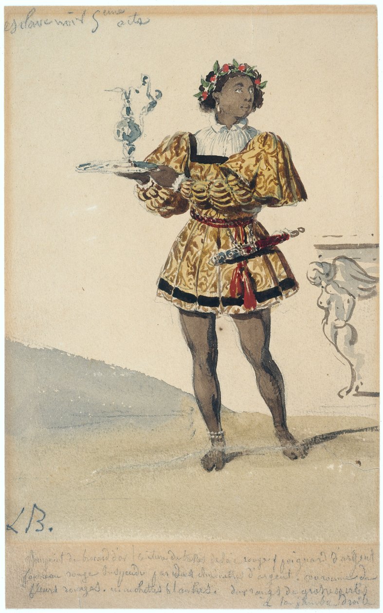 Czarny niewolnik autorstwa Louis Boulanger