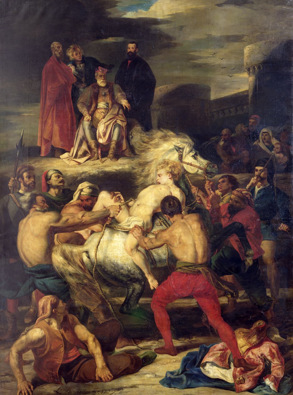Mazeppa, 1827 r. autorstwa Louis Boulanger