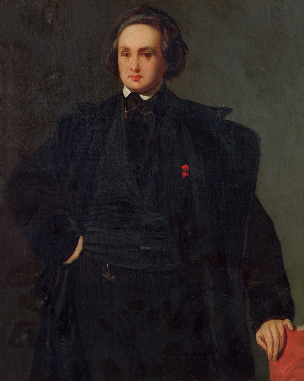 Portret Wiktora Hugo (1802-85), ok.1833 autorstwa Louis Boulanger