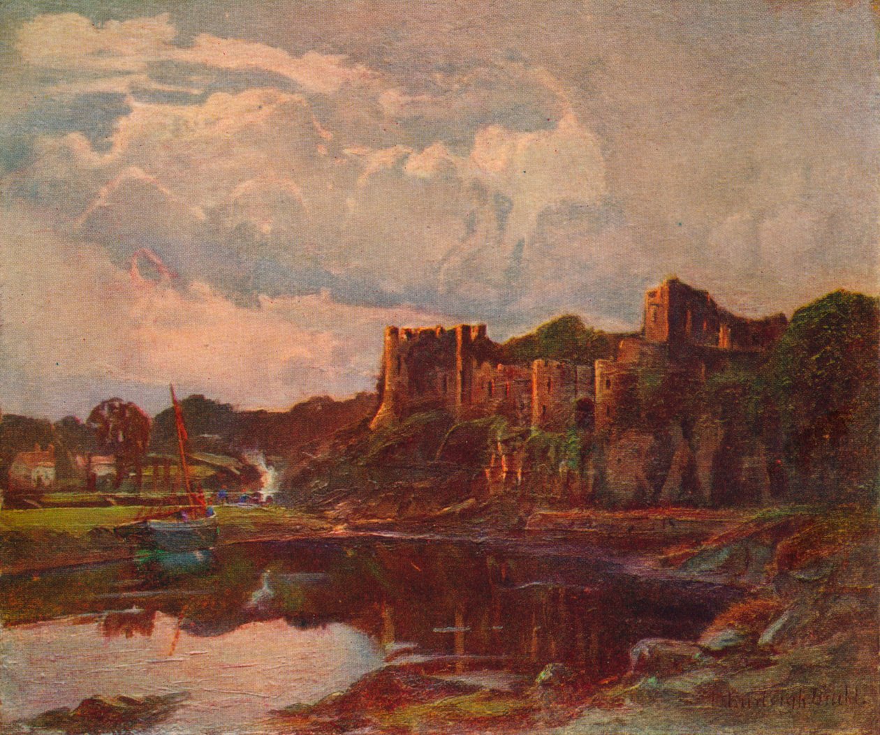 Zamek Chepstow, ok. 1862-1924, 1924 r. autorstwa Louis Burleigh Bruhl