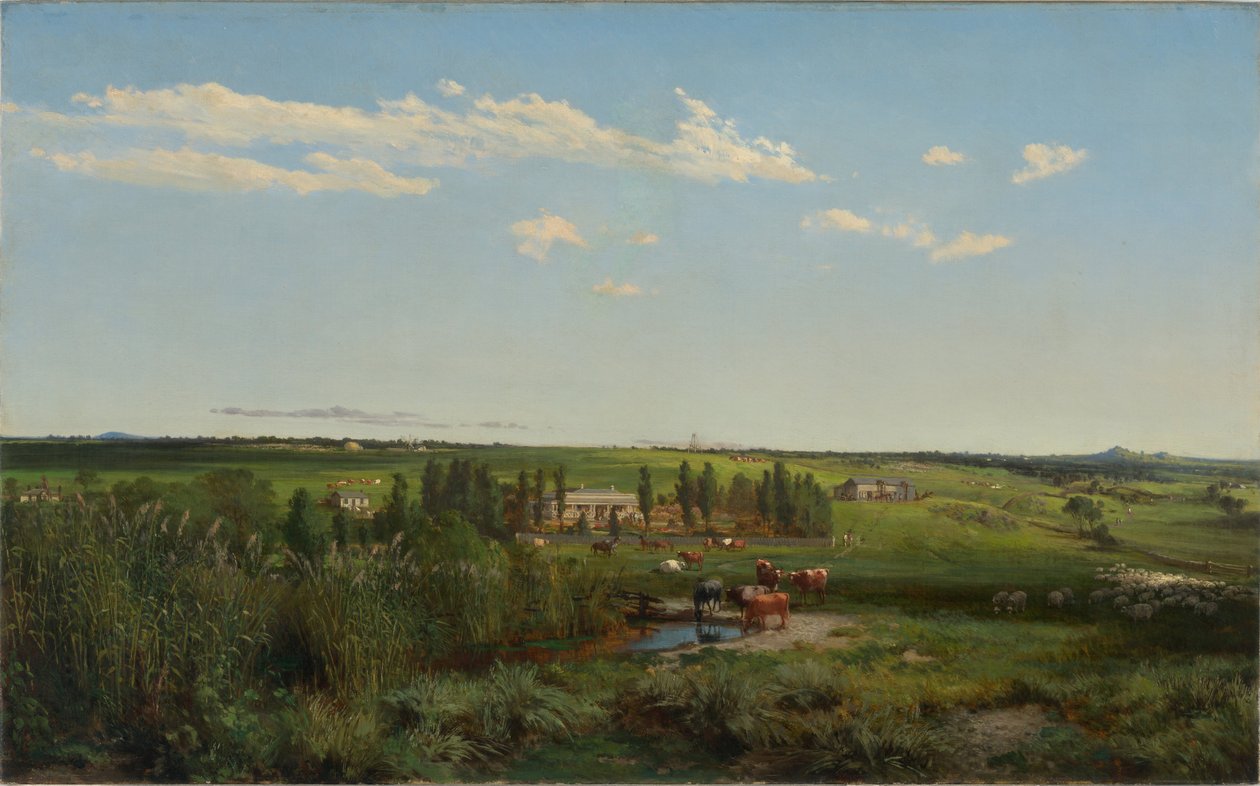 Gospodarstwo Mount Fyan, 1869 autorstwa Louis Buvelot