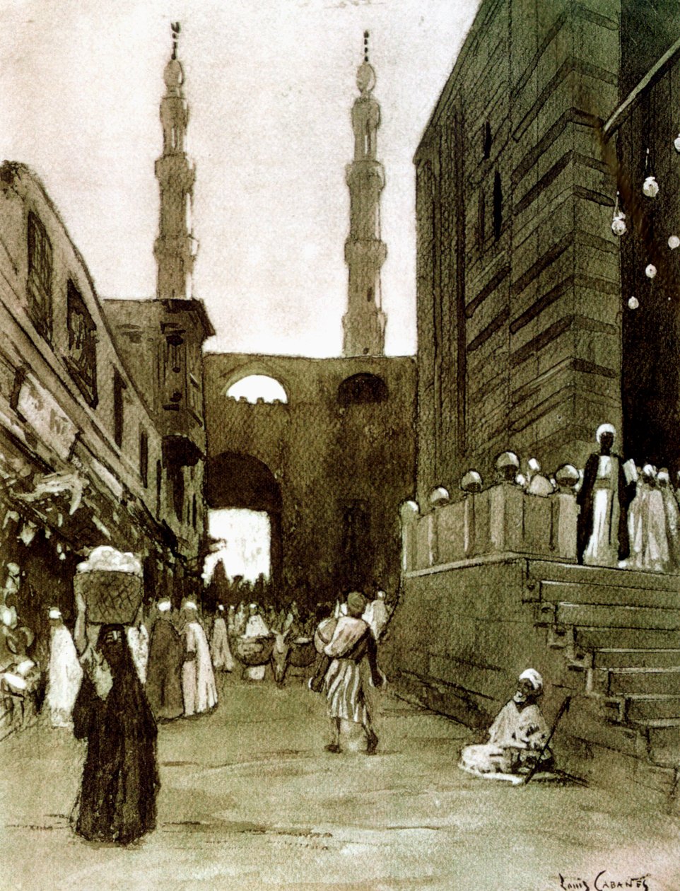Bab El Fotouh, Biografia, Egipt, 1928 autorstwa Louis Cabanes