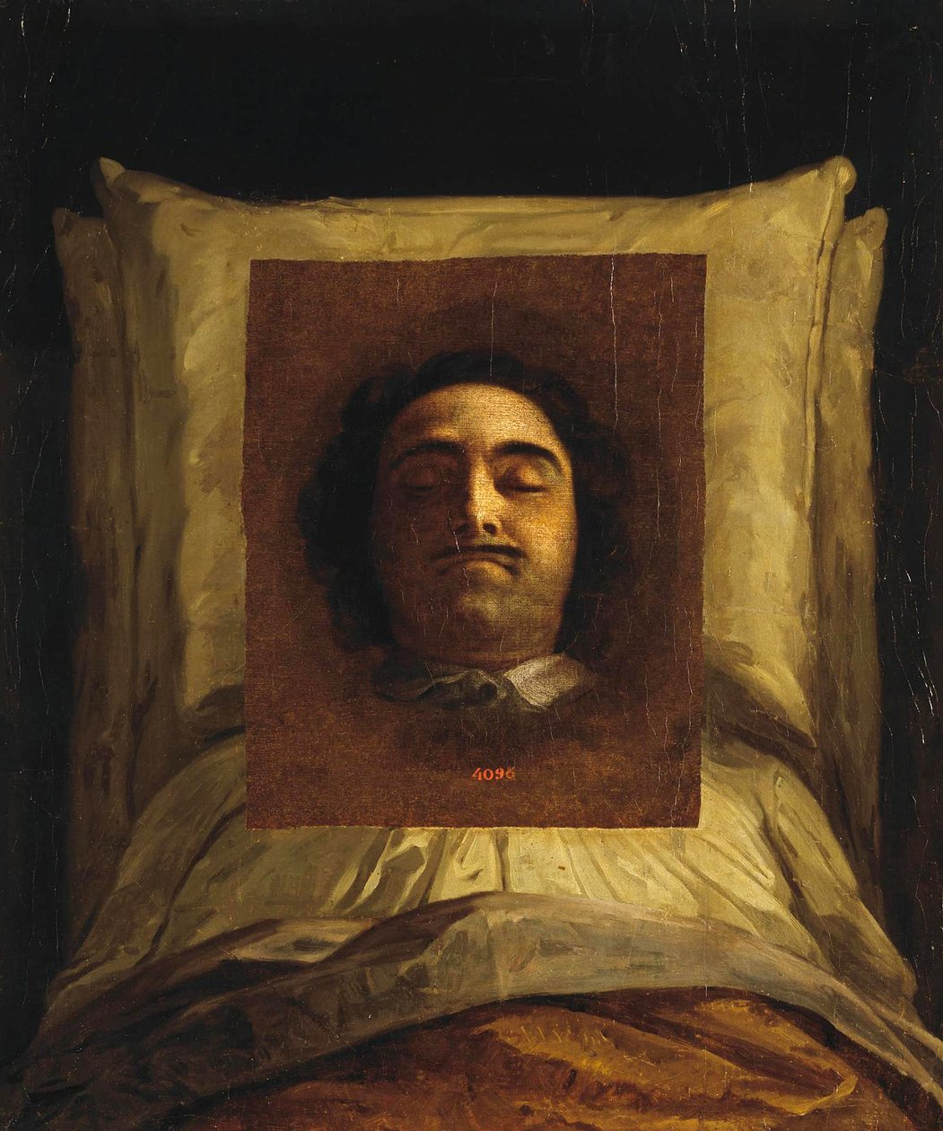 Pierre le Grand - Piotr I na łożu śmierci par Caravaque, Louis (1684-1754). Olej na płótnie, rozmiar : 77x64 autorstwa Louis Caravaque