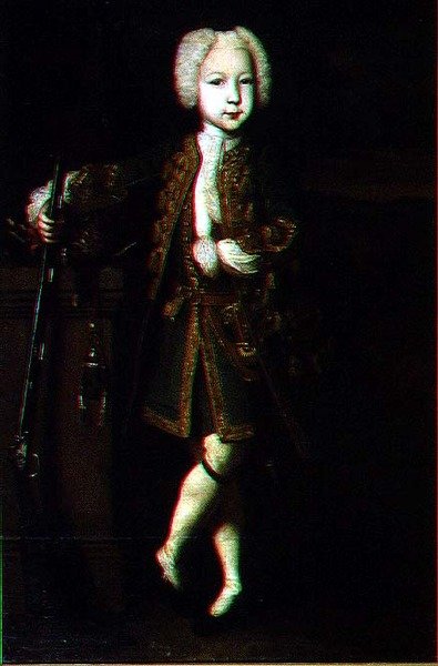 Portret chłopca z pistoletem autorstwa Louis Caravaque