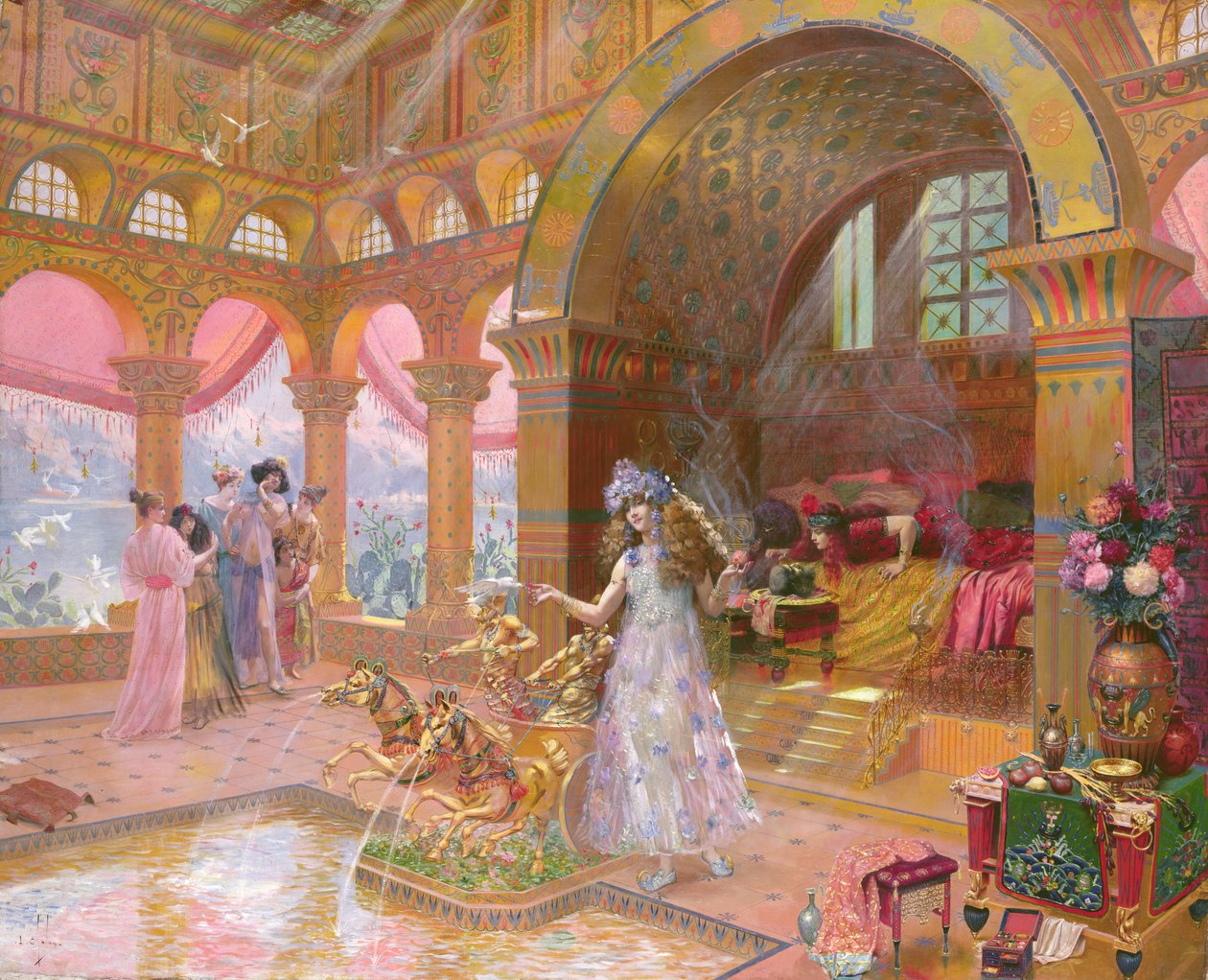 Taniec Salome autorstwa Louis Chalon