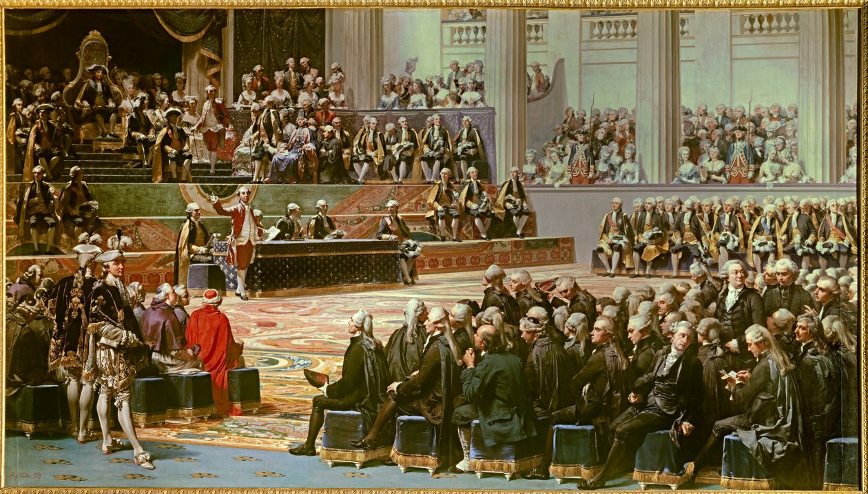 Otwarcie Stanów Generalnych w Wersalu 5 maja 1789 r. Obraz Auguste