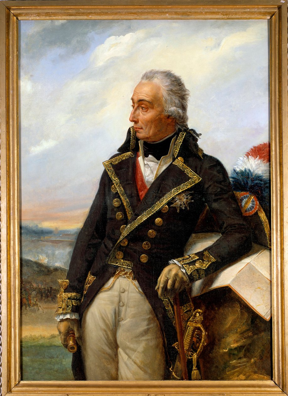 Portret Nicolasa, barona de Lucknera (1722-1794) marszałka Francji w 1791, głównodowodzącego Armii Renu w 1792. Obraz Auguste