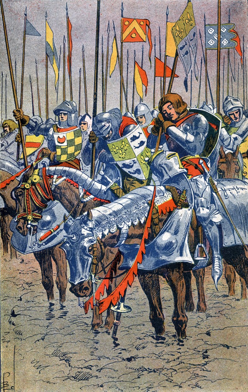 Bitwa pod Agincourt autorstwa Louis Charles Bombled