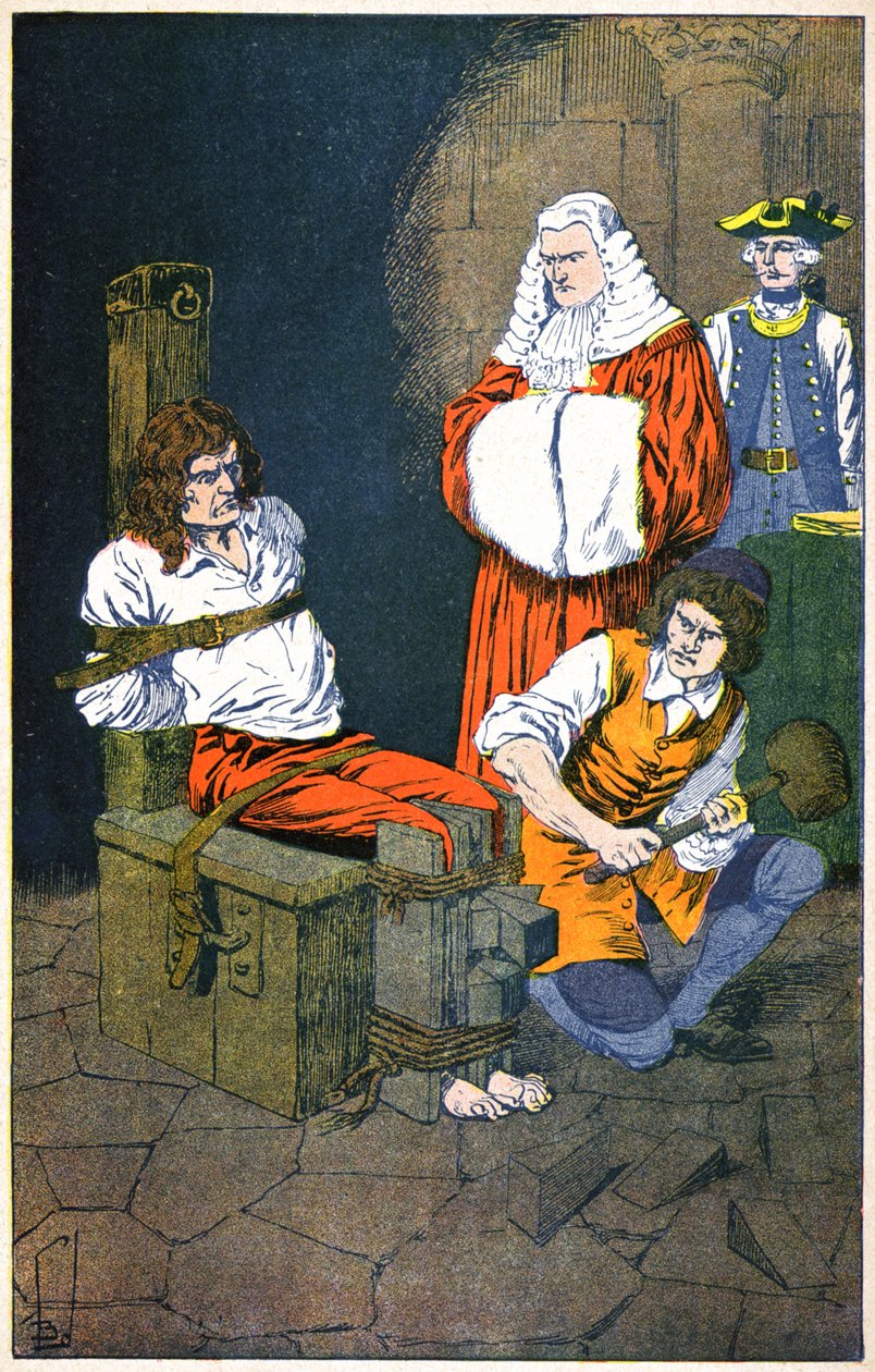 Damians cierpi na kwestię narożników autorstwa Louis Charles Bombled