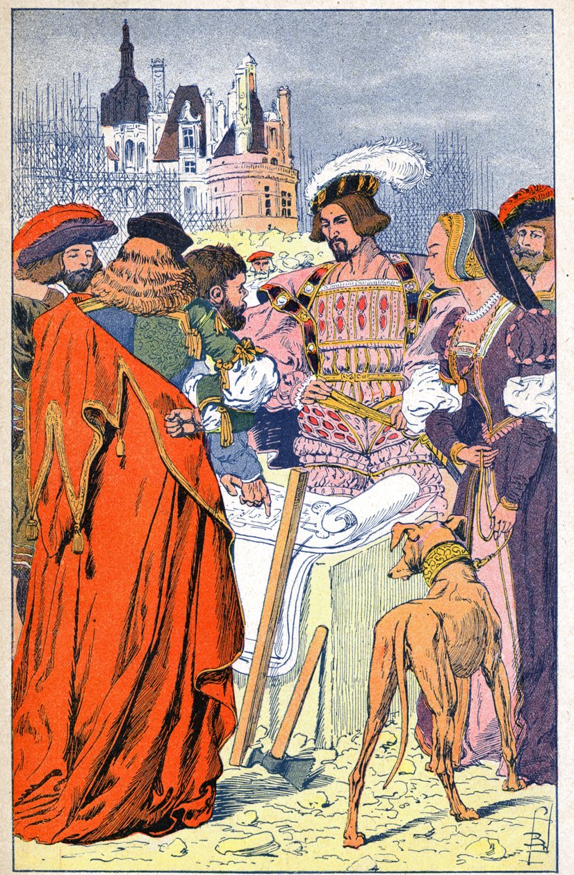Francois 1. autorstwa Louis Charles Bombled