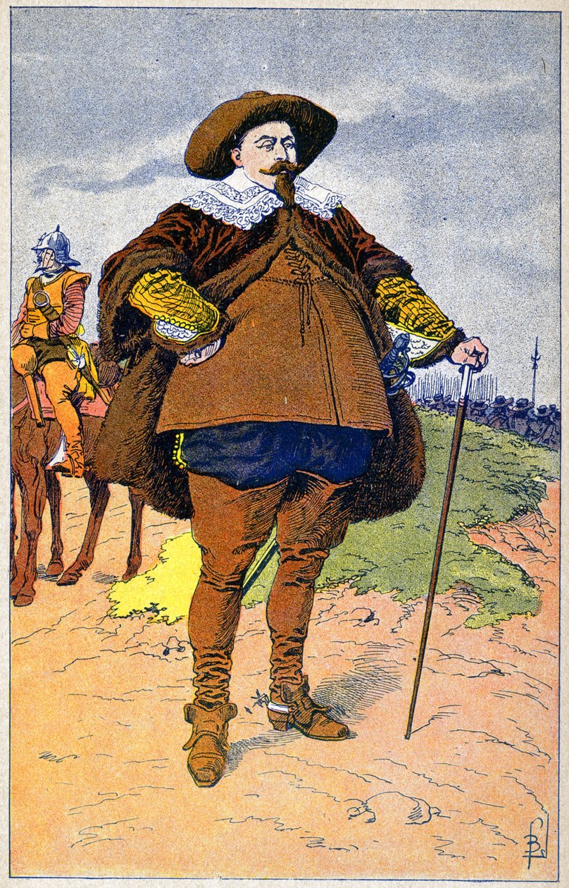 Gustaw II Adolf Szwecji autorstwa Louis Charles Bombled