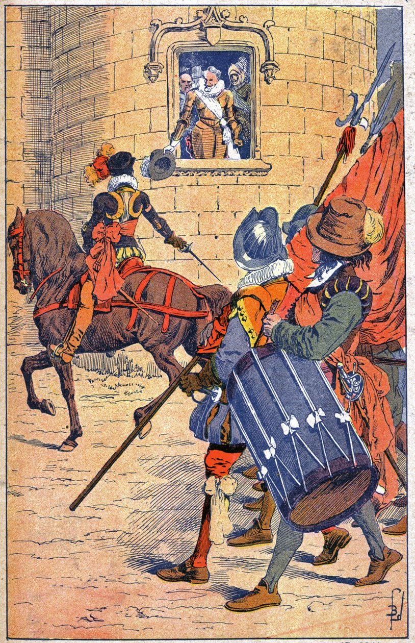 Henryk IV w Paryżu autorstwa Louis Charles Bombled