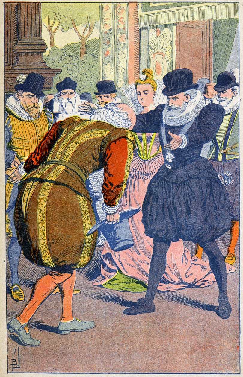 Henryk IV i Sully autorstwa Louis Charles Bombled