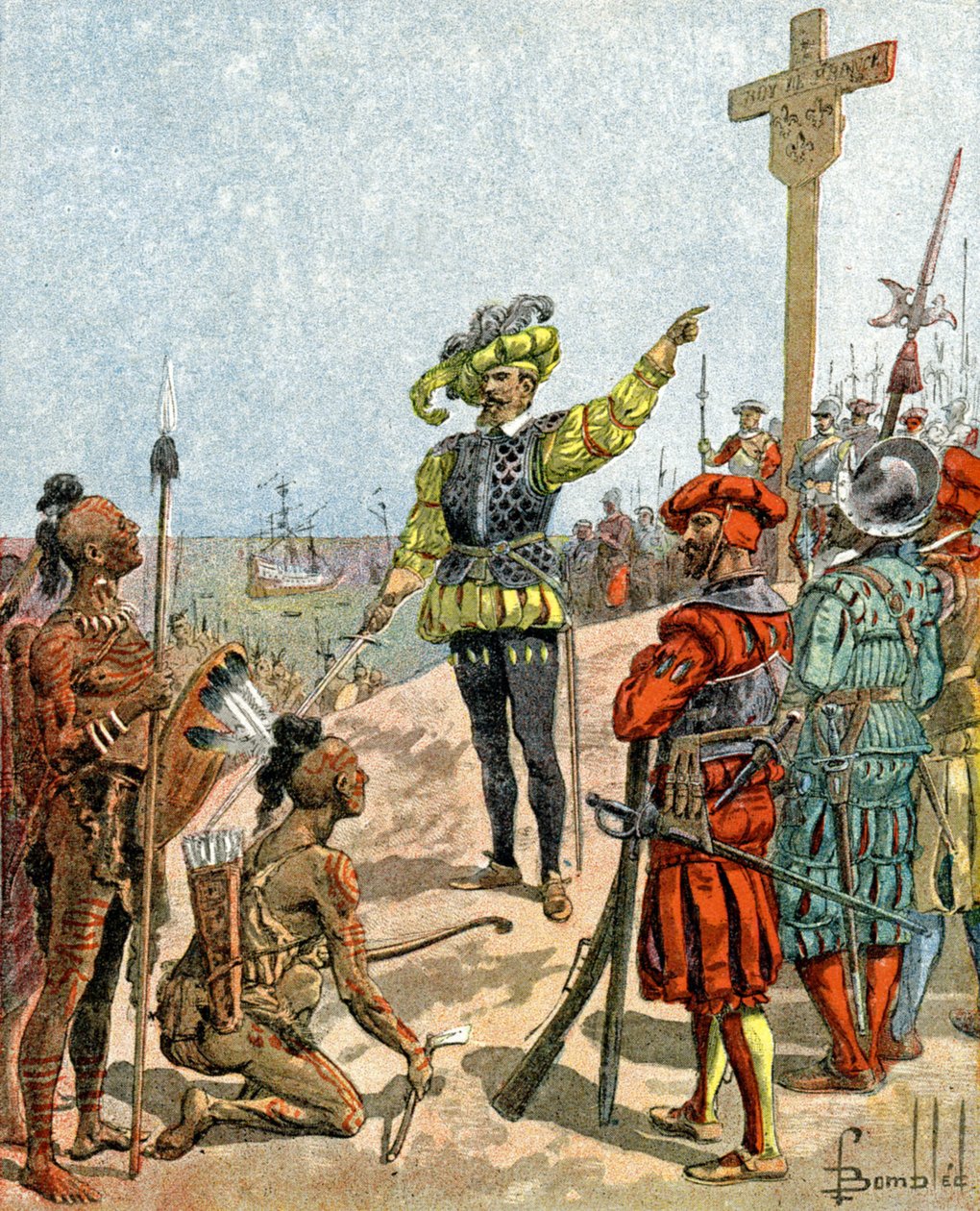 Jacques Cartier autorstwa Louis Charles Bombled
