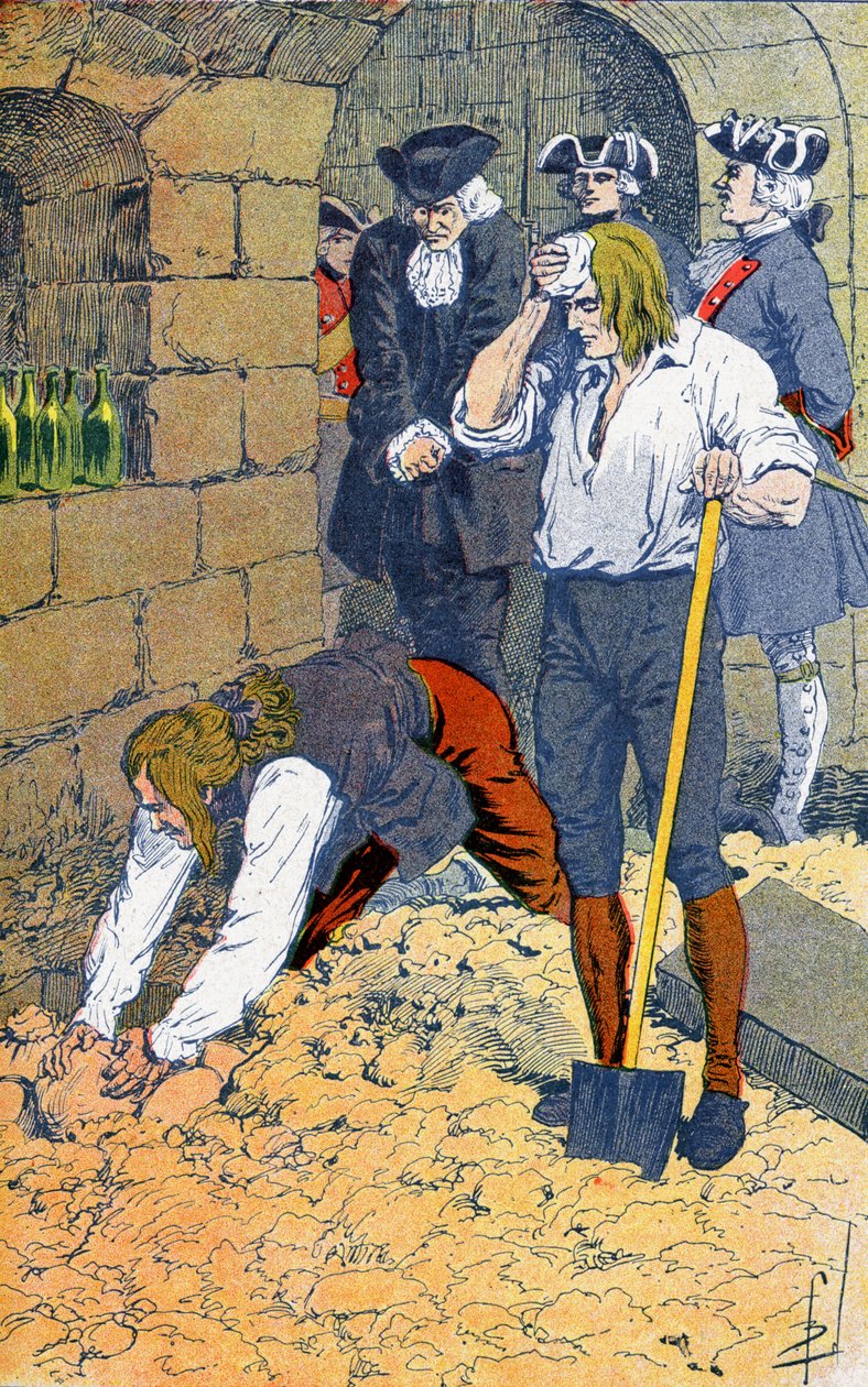 John Law System: polowanie na monety autorstwa Louis Charles Bombled