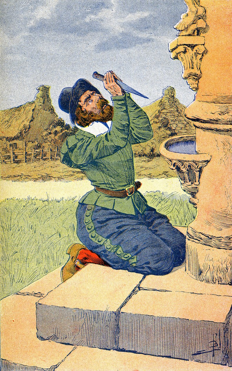 Ravaillac autorstwa Louis Charles Bombled