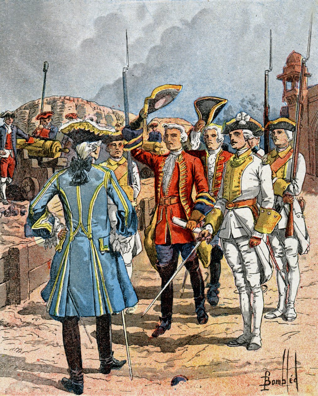 Zabrany z Madrasu autorstwa Louis Charles Bombled