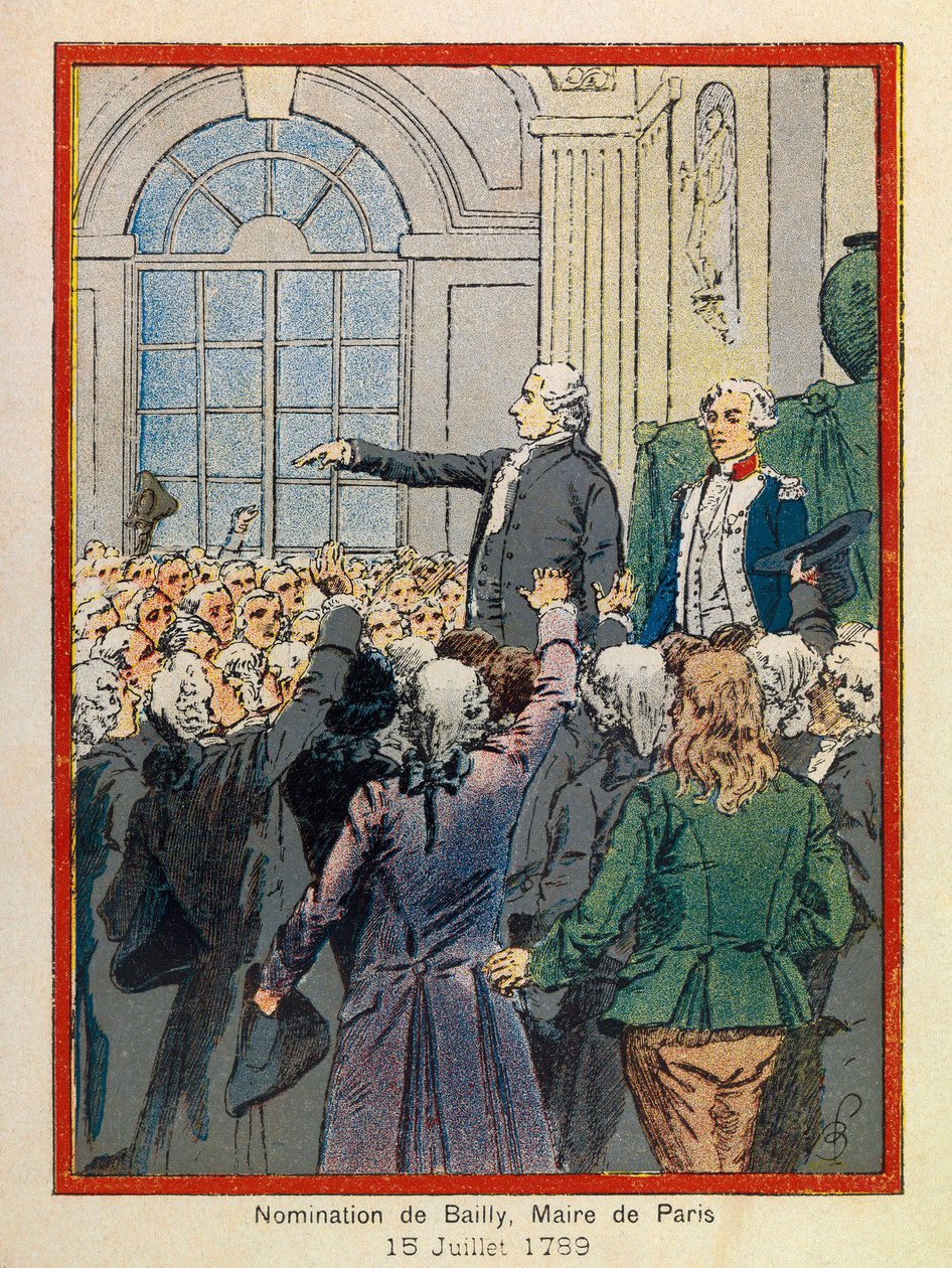 The Grand Journees of the Hotel de Ville de Paris A. Mercier, zilustrowane przez Louisa Bombleda (1862-1927): 15 lipca autorstwa Louis Charles Bombled