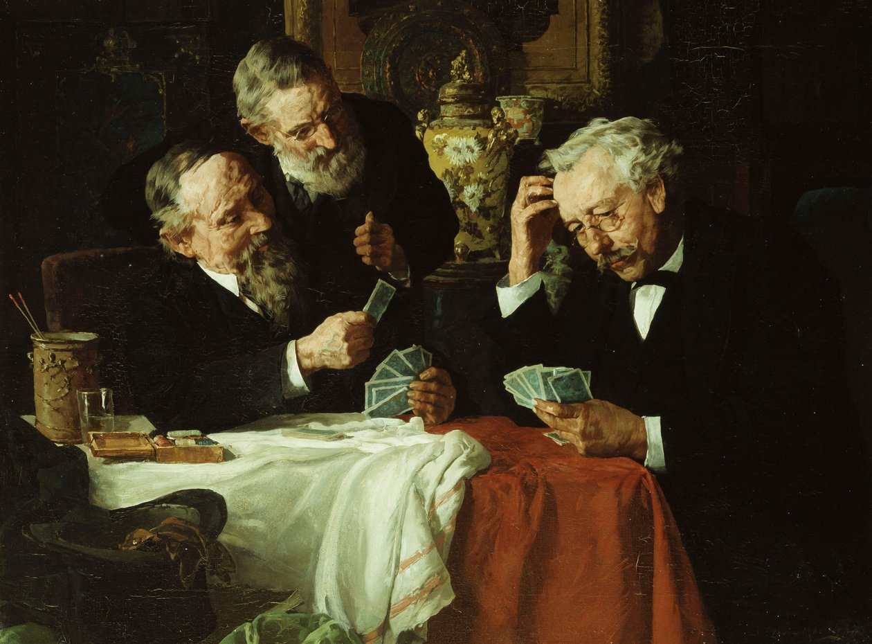 Trudna gra autorstwa Louis Charles Moeller