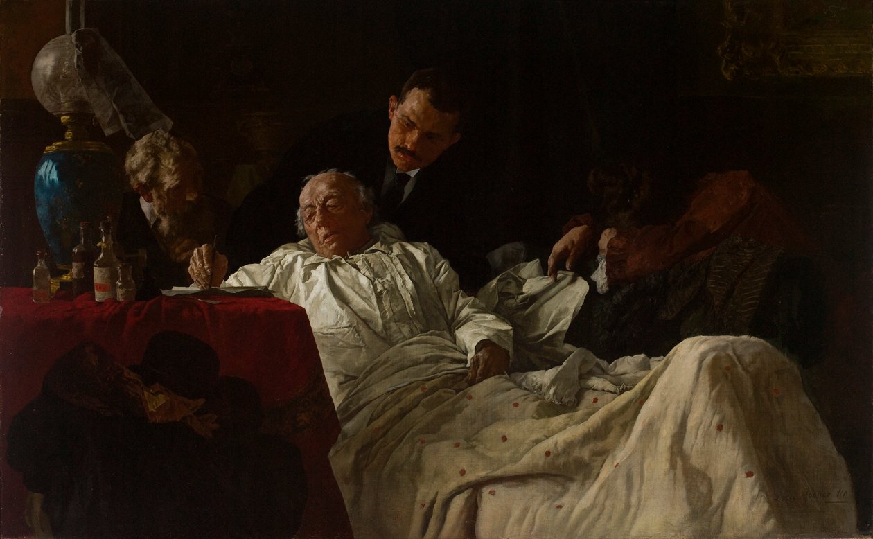 Podpisanie ostatniej woli autorstwa Louis Charles Moeller