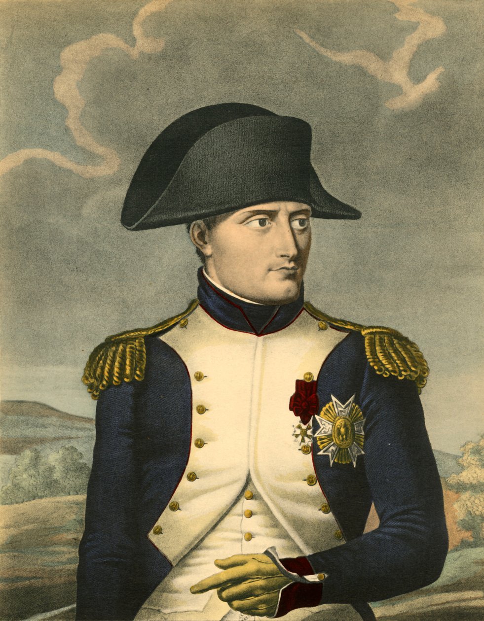 Napoleon Wielki, Cesarz Francuzów, Król Włoch, c1806, 1921. autorstwa Louis Charles Ruotte