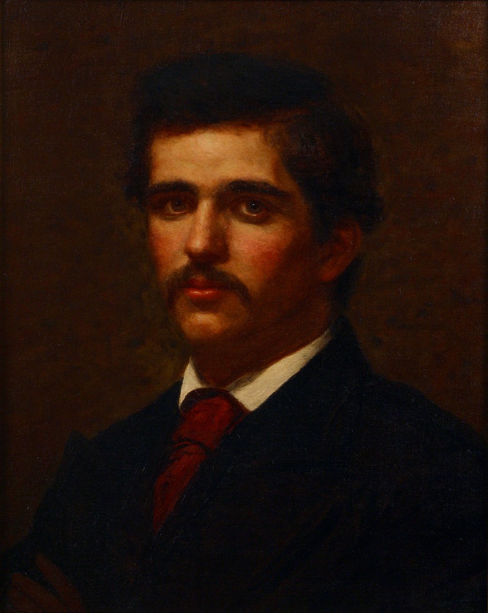 Autoportret (olej na płótnie) autorstwa Louis Comfort (attr. to) Tiffany